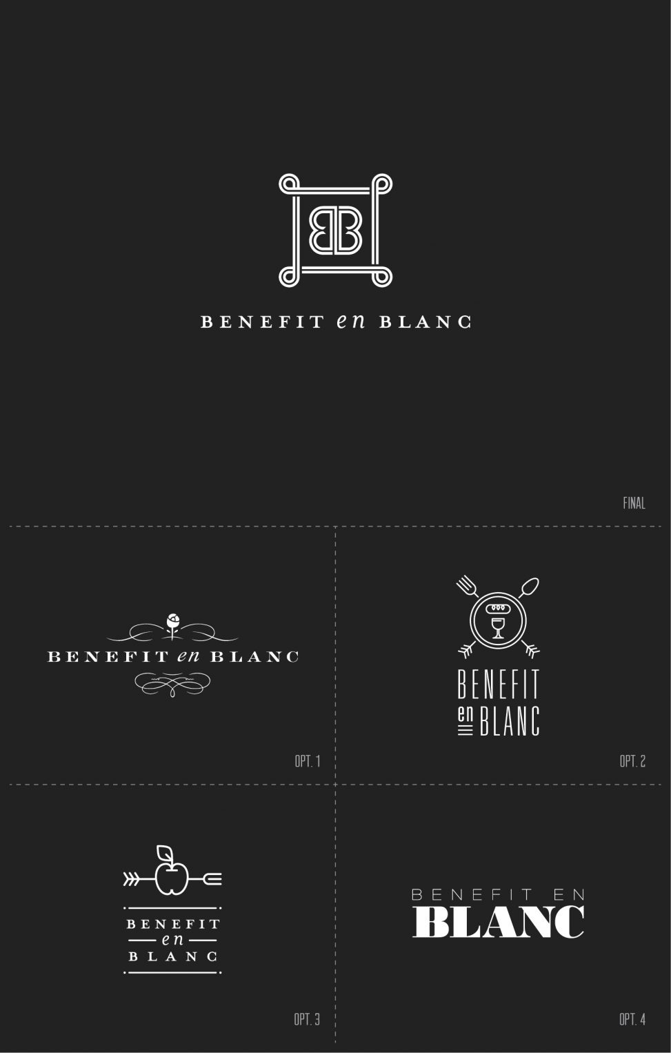 Benefit En Blanc Branding